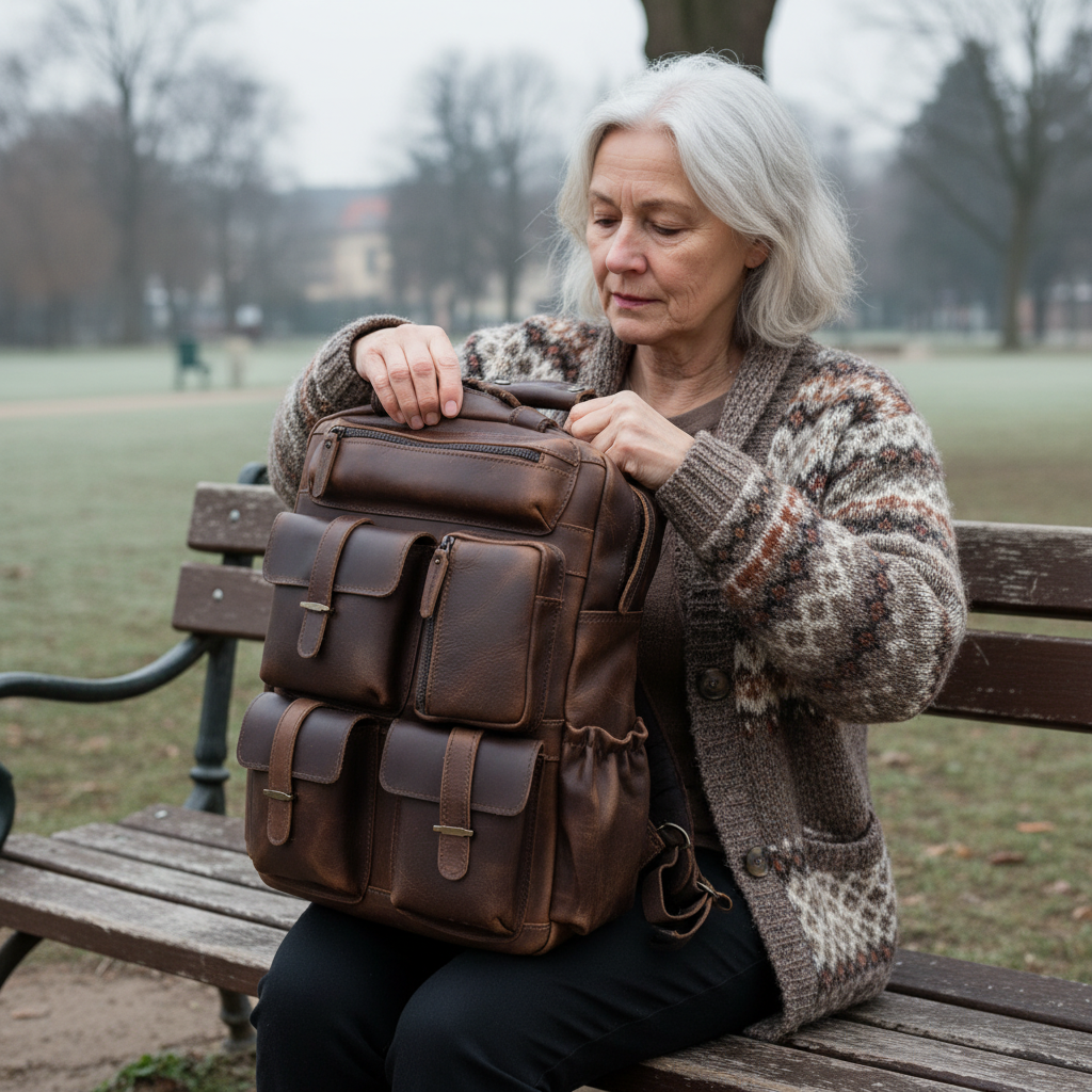 Mochila de cuero Ruben