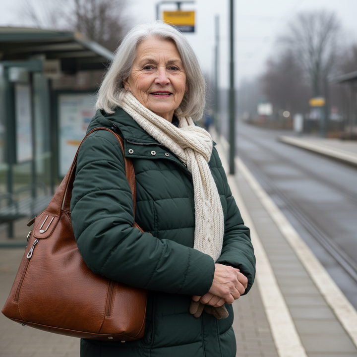 Bolso de hombro retro Emma