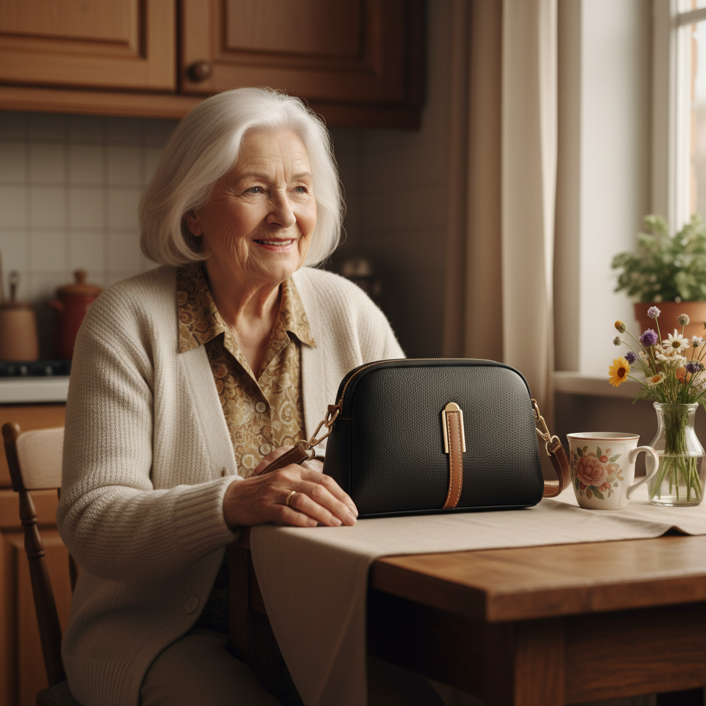 Bolso de cuero para el hombro Mila