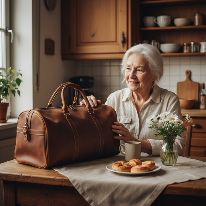 Bolso de viaje de cuero Callahan