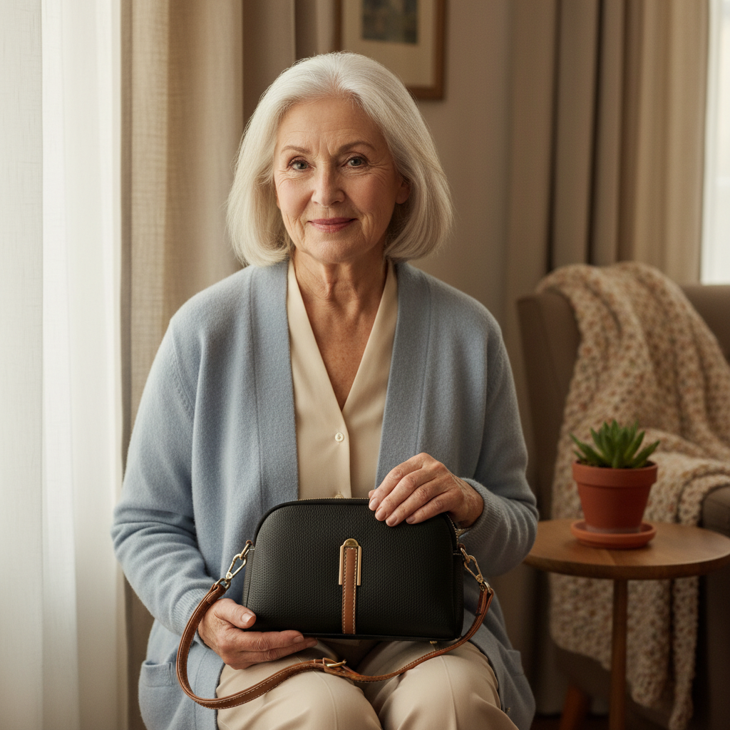 Bolso de cuero para el hombro Mila