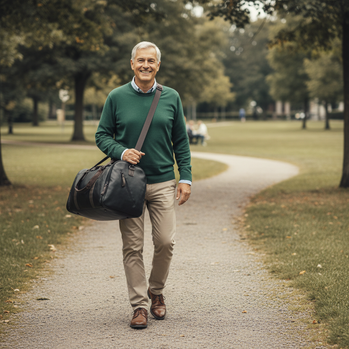 Oskar Bolso de cuero para viaje
