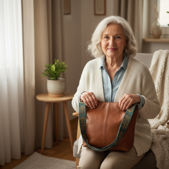 Bolso de cuero vintage de Tamar